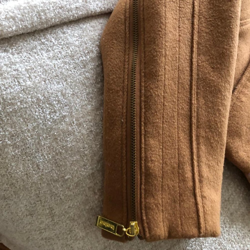 BEBE Wool Cropped Moto Jacket (Vintage) - Picture 5 of 7